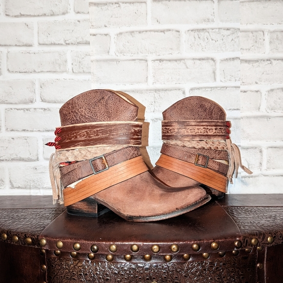Freebird MEZCAL Brown Bootie size 6 - Picture 3 of 13